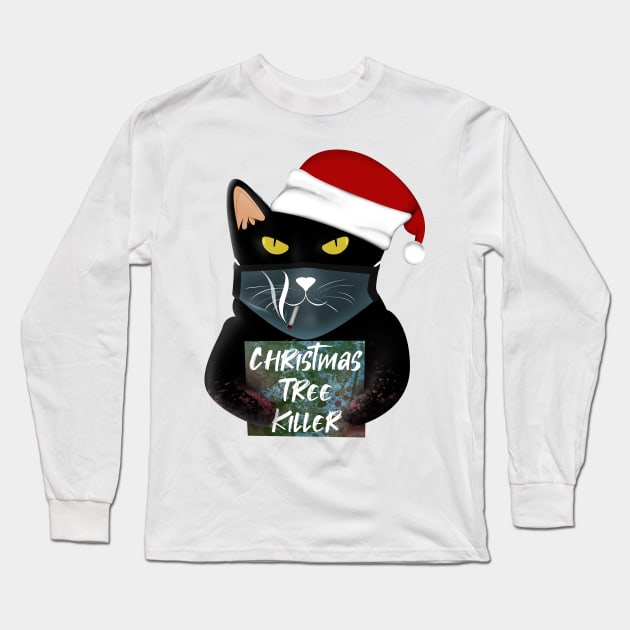 Christmas Tree killer Long Sleeve T-Shirt by Rishirt